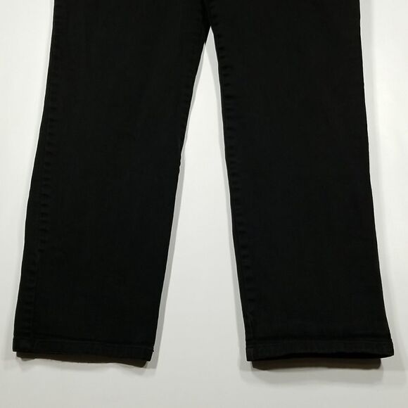 Sonoma Jeans Women's Size 16 Average Life and Style Black Denim Straight Leg - Picture 3 of 9